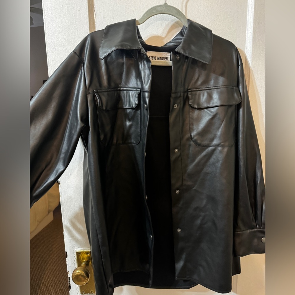 Steve Madden vegan leather jacket